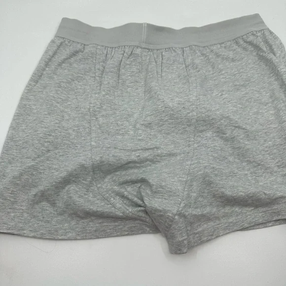SKIMS NWT cotton rib loose boxer / Heather gray. - Picture 2 of 4
